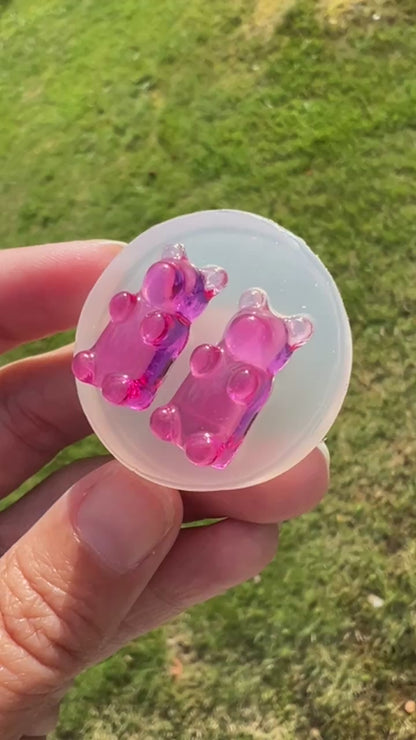 Gummybear earrings silicone mold / Resin molds