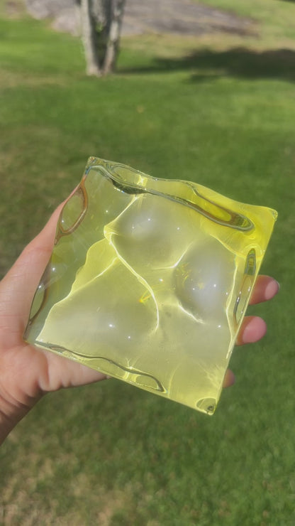 Water ripple silicone mold - MINI 10x10 cm / Resin mold