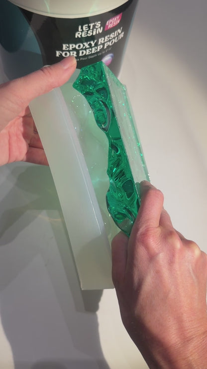 Vatten-inspirerad silikonform 17x12 cm