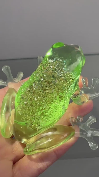 Big Crystal Frog silicone mold / Resin mold