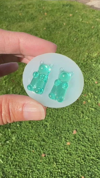 Gummybear earrings silicone mold / Resin molds