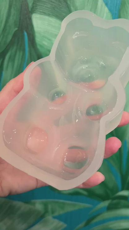Big Gummybear silicone mold 11 cm / Resin mold