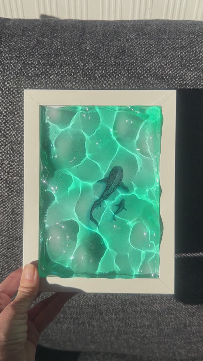 Vatten inspirerad tavla - *Ocean art*