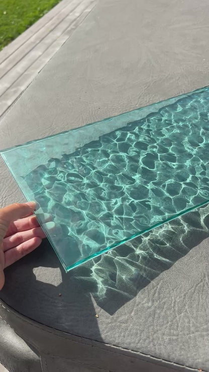 Water ripple silicone mold 60 cm x 20 cm / Resin mold