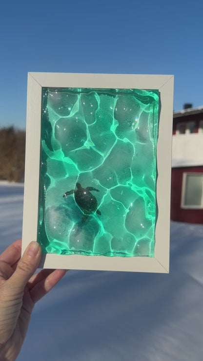 Vatten inspirerad tavla - *Ocean art*