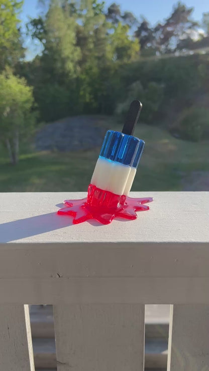 Melted popsicle sculpture  *POP ART*