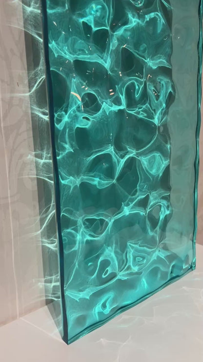 Water ripple silicone mold 20 cm x 40 cm / Resin mold