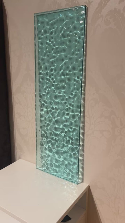 Ocean art 60x20 cm - water ripples artpiece