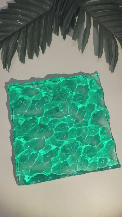 Vatten-inspirerad silikonform 20x20 cm