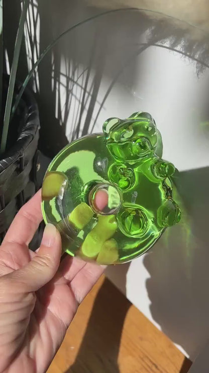 shiny donut-bear silicone mold / Resin mold